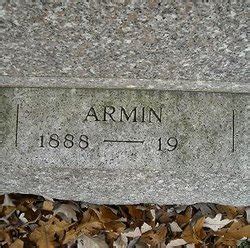 Armin Krantz 1888 inconnu Mémorial Find a Grave