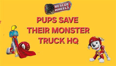 Rescue Wheels Pups Save Their Monster Truck Hq By Jennifermcafee On