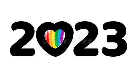 Lgbtq 2023 Pride Month Logo Stock Illustration Illustration Of Label Isolated 257008012