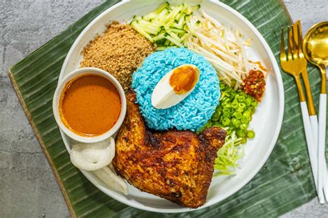 Malaysian Rice And Chicken Nasi Kerabu All About The Cooks