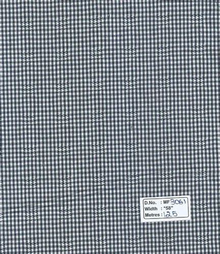 Light Blue Cotton Gingham Check Fabric At Rs 140meter Check Cotton