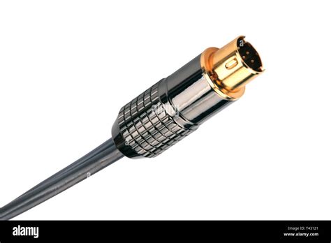 Male Plug Connector Isolated Stock Photo - Alamy