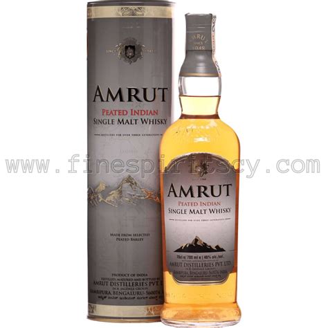 Amrut Peated Indian 700ml 46