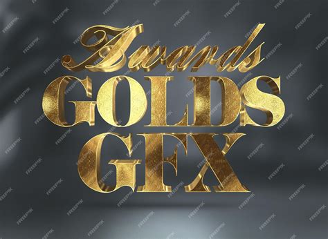 Premium Psd 3d Gold Text Effect Gold 3d Text Effect