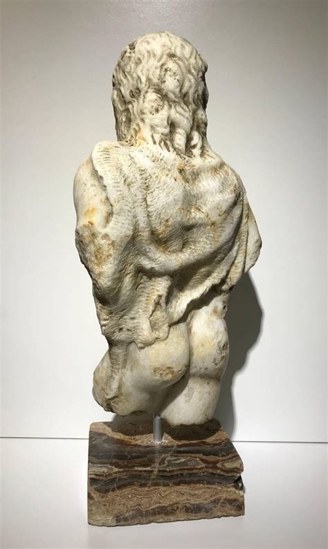 20th Century Classical Roman Marble Sculpture Of Emperor Commodus As Hercules At 1stdibs