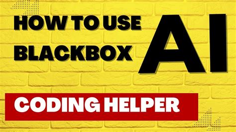 Vs Code Plugin Blackbox Ai Your Coding Assistant How To Use