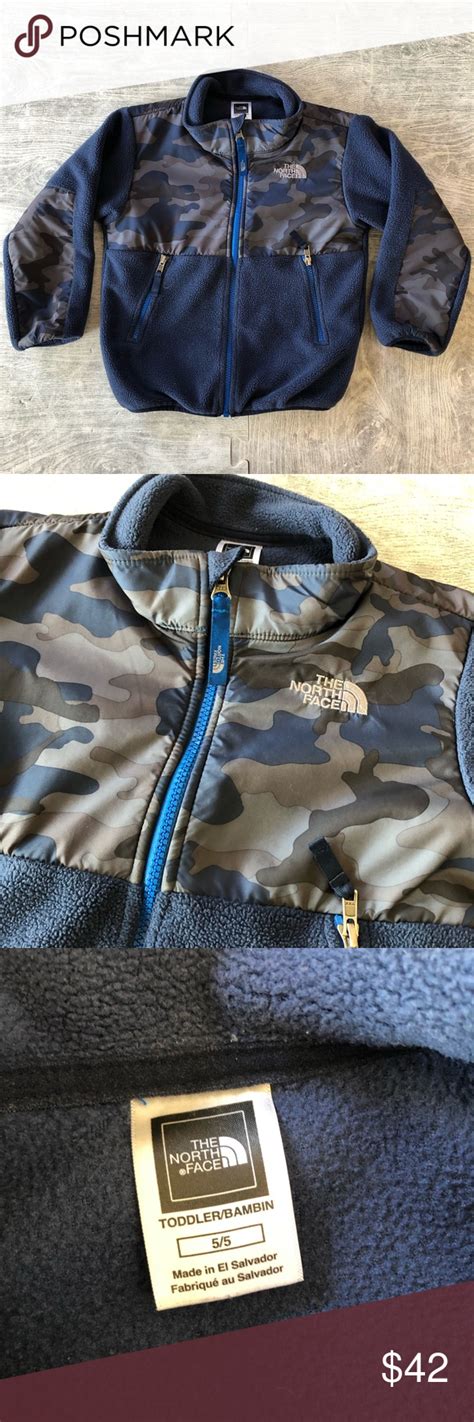 The North Face Camo Fleece Jacket 5t