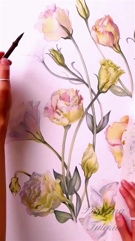 2.2K views · 72 reactions | Flower painting tutorial secret using brush for beginner #flower # ...