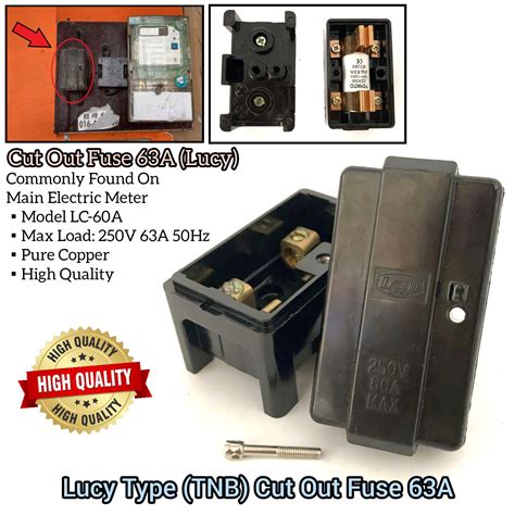 Lucy Type Cut Out Unite With 63A Fuse For TNB Main Switch House And