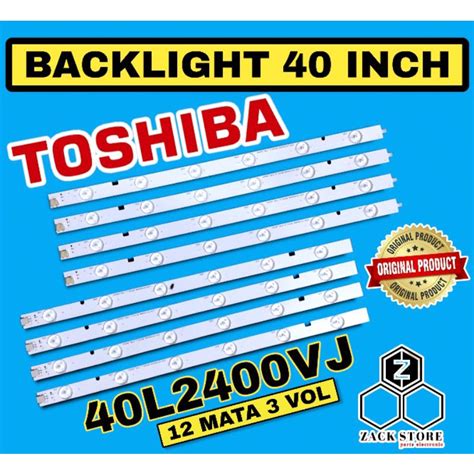 Jual BACKLIGHT TV LED TOSHIBA 40 INC 40L2400 VJ 40L2400VJ 40L5400 VJ