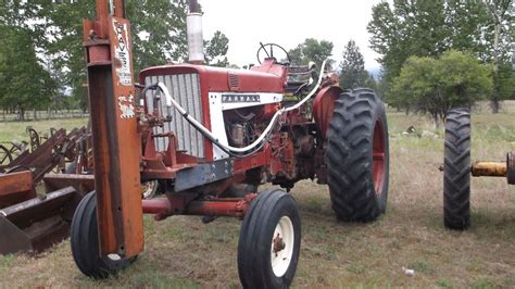 Ih 706 With Post Pounder Runs Good Gas 6177 Hours 5172sy