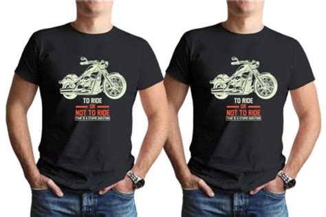 To Ride Or Not To Ride T Shirt Design Graphic By Print T Shirt