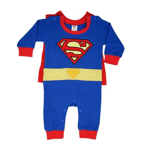 Verano Bebé Recién Nacido Traje De Superhéroe Superman Mamelucos Del