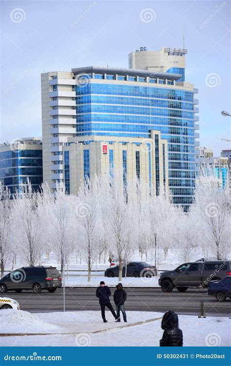 View in Astana in winter editorial photo. Image of winter - 50302431