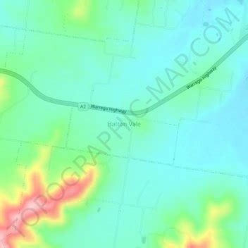 Hatton Vale topographic map, elevation, terrain