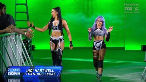 Indi Hartwell Candice Lerae Entrance Wwe Smackdown July