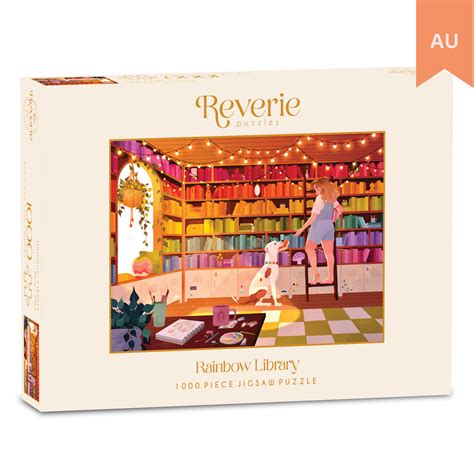 Rainbow Library Jigsaw Puzzle (1000 Pieces) – Reverie Puzzles