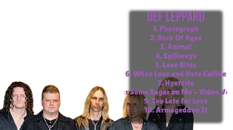 Def Leppard Prime Hits Roundup Mixtape For 2024 Top Charting Hits