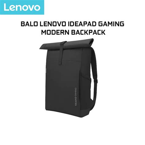 Lenovo Ideapad Gaming Modern Backpack Gx41h70101 Black Shopee Singapore