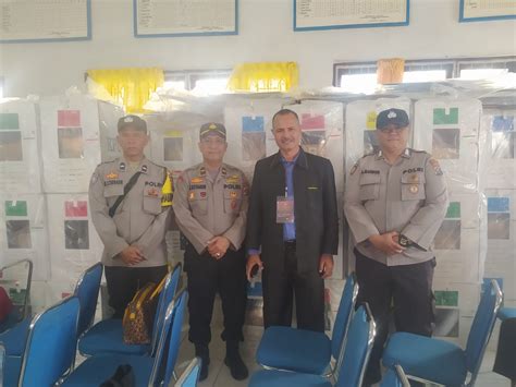 Polres Samosir Amankan Proses Rekapitulasi Hasil Pemilu 2024 Setiap