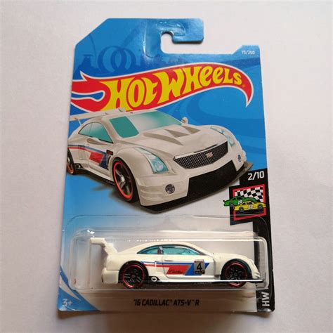 Машинка Mattel Hot Wheels 2019 C4982 16 Cadillac Ats V R купить с доставкой по выгодным ценам