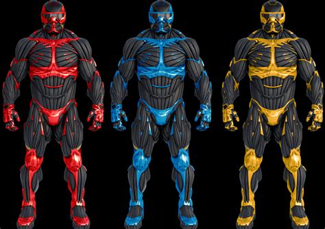 Crysis 2 nanosuit colorable by micro5797 on DeviantArt