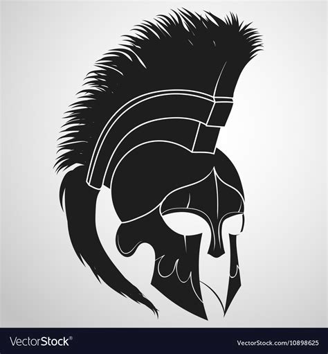 Spartan Helmet Drawing Front View