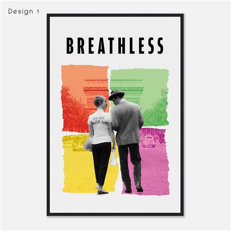 Breathless (1960) Movie Poster Print - Citiesbox