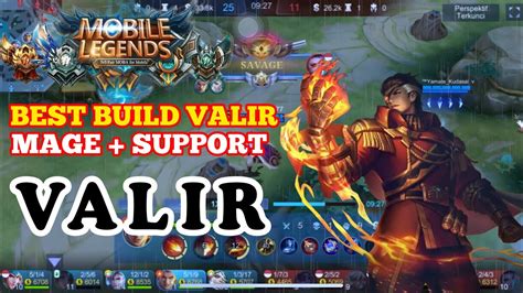 JADI MAGE SUPPORT SAMPAI SAVAGE HERO VALIR MOBILE LEGEND WAJIB DI