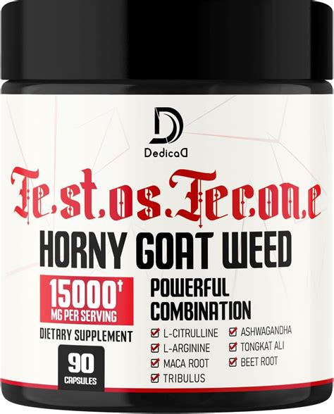 90 cápsulas 8 en 1 Tribulus Terrestris Horny Goat Weed L Arginina Maca