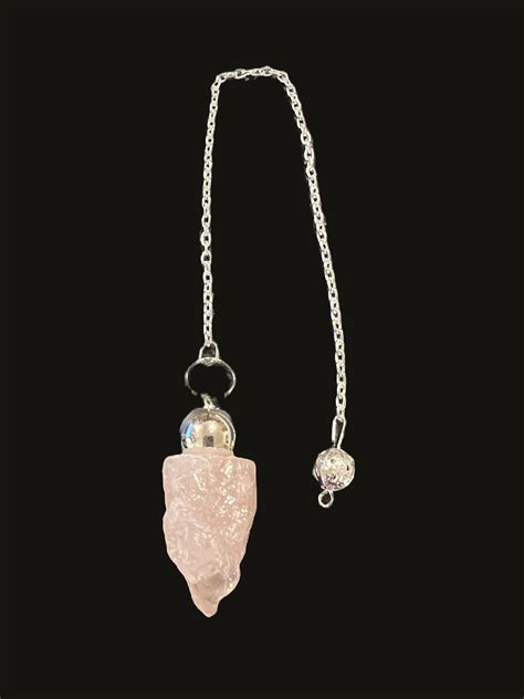 Rose Quartz Pendulum Whiteravenwitchslair