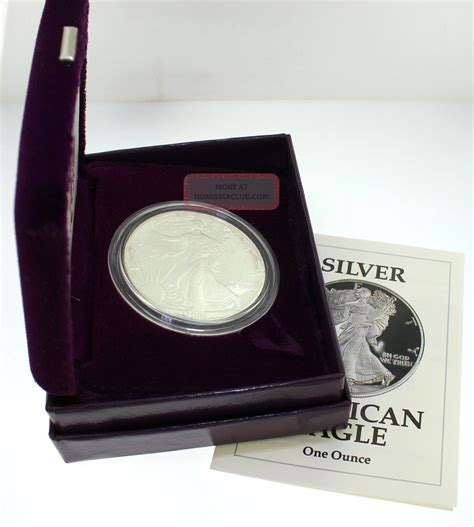 Silver American Eagle One Ounce Proof Silver Bullion Coin W Box