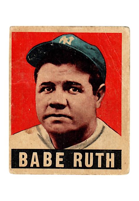 Lot Detail 1948 Leaf Babe Ruth 3