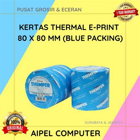 Jual Kertas Thermal E Print X Mm Original Di Lapak Aipel Computer