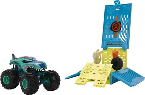 Hot Wheels Monster Trucks Mega Wrex Crash Cage Playset Toys R Us Canada
