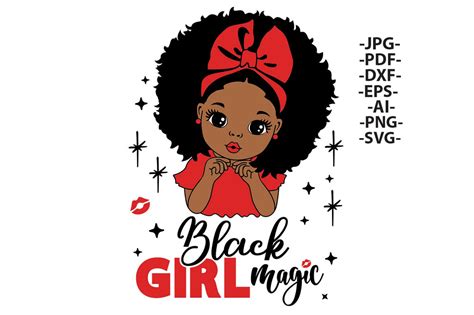 Black Girl Magic Svg Black Queen Svg Black Girl Svg Black Princess