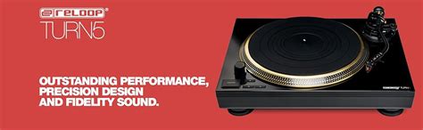 Amazon.com: Reloop Turn 5 Direct Drive HiFi Turntable with Ortofon 2M ...