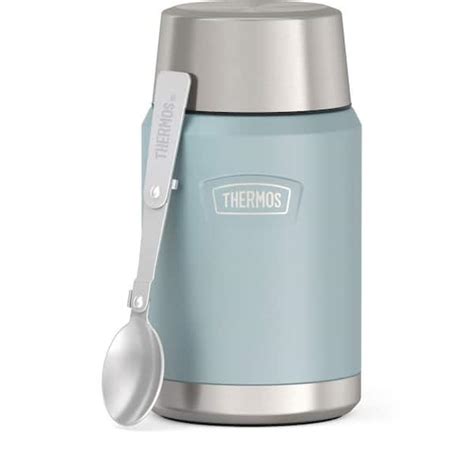 Thermos 24 Oz Glacier Blue Stainless Steel Food Jar With Spoon Ea