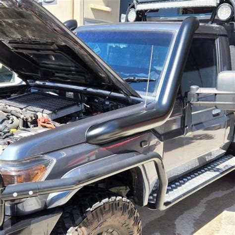 Dual Toyota Landcruiser Vdj Series Stainless Steel Snorkel