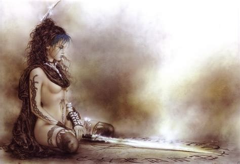 Wallpaper Fantasy Photo Picture Naked Girl Body Luis Royo