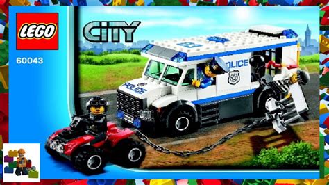 Lego Instructions City Police 60043 Prisoner Transporter Youtube