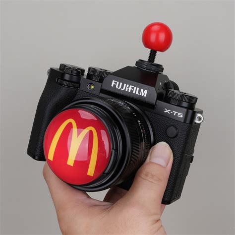 ฝาครอบเลนสกลอง Little Red Ball M รองรบ Hot Shoe สำหรบ M Canon R