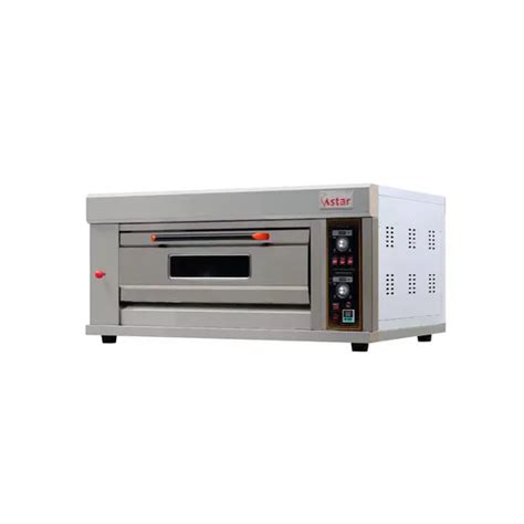 Astar Hot Sale Product Commercial Crown B Series Gas Deck Oven 1 Deck 2 Trays Gas Deck Oven 1
