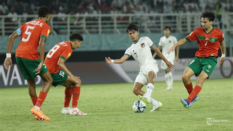 Hasil Timnas U Indonesia Vs Maroko Kalah Gol Indah Nabil Tak