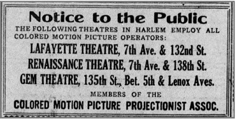 The First Cinemas In Black Harlem A Look At The Silent Film Era 1909