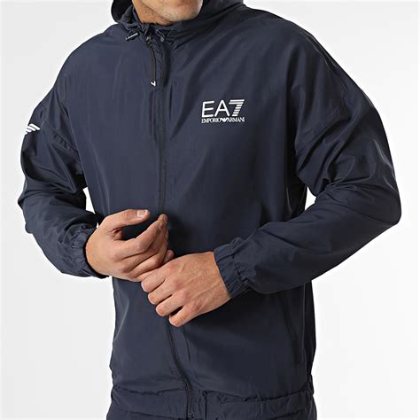 Ea7 Emporio Armani Ensemble De Survetement 8npv08 Pn4hz Bleu Marine