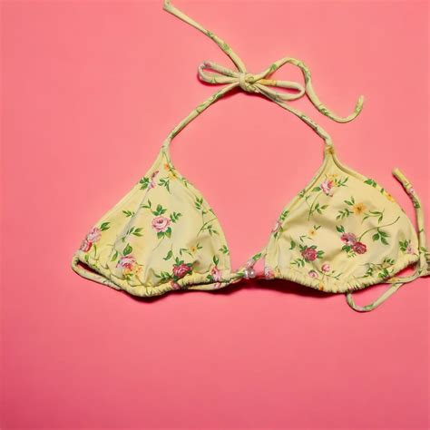Flower Bikini Top Depop