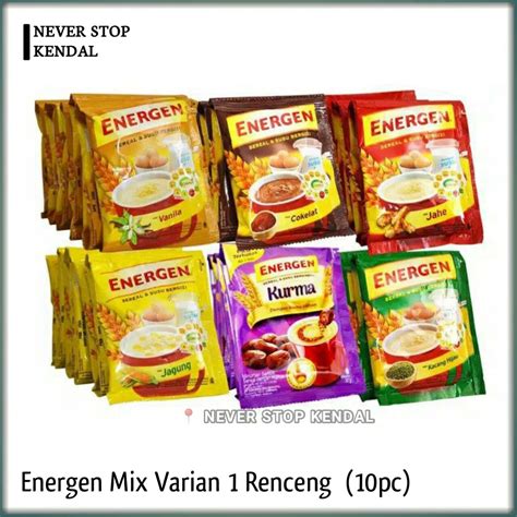 Energen 1 Renceng Isi 10 Sachet Lazada Indonesia