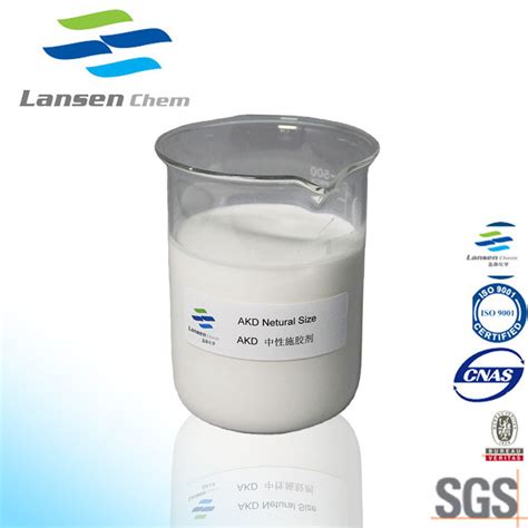 High Efficiency Akd Sizing Agent In Paper Industry With Milk White Emulsion