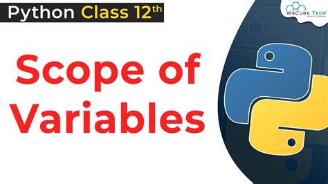 Scope Of Variables In Python Local Global Variable In Python Class